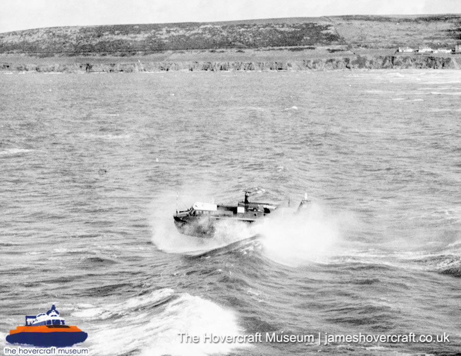 SRN6 with the Royal Navy -  (credit: The Hovercraft Museum Trust).